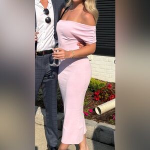 Zara light pink dress